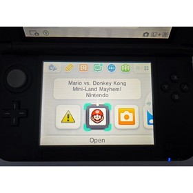Nintendo 3DS XL Bundle - Red/Black - 32GB SD - Cleaned - Tested & Working
