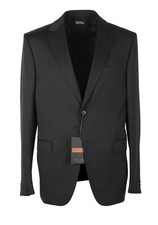 ZEGNA Signature Tailored Black Suit Size 52 IT / 42R U.S. New With Tags