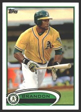 Brandon Allen #283b 2012 Topps Oakland Athletics