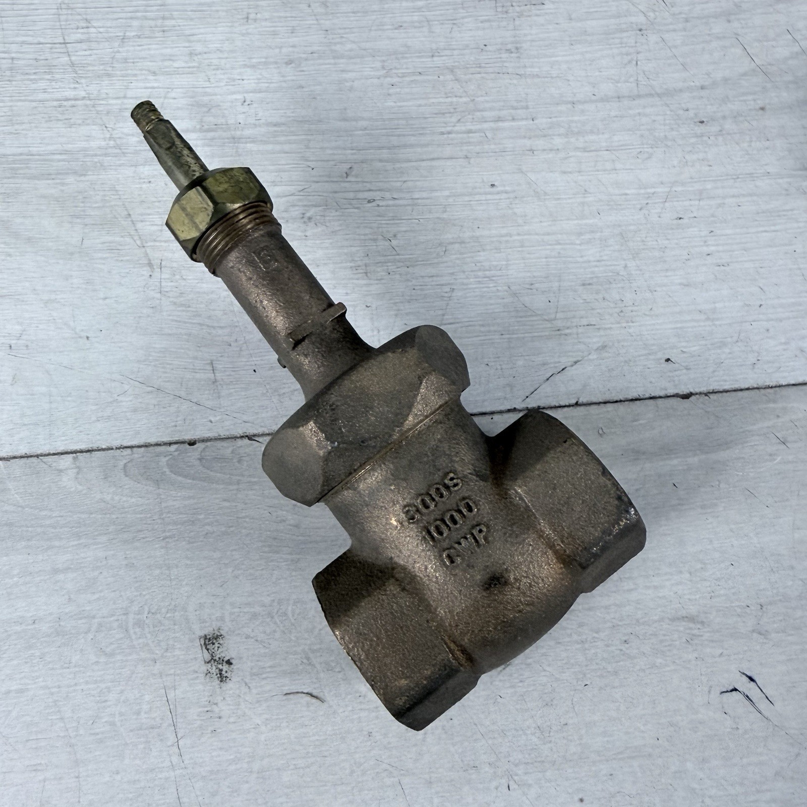 Vintage Bronze Globe Valve 300S 1000 CWP Threaded NPT High Pressure
