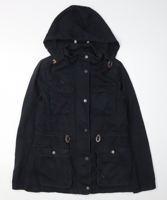 Blaue Baumwolljacke Damen UK Größe 10 Regular FatFace