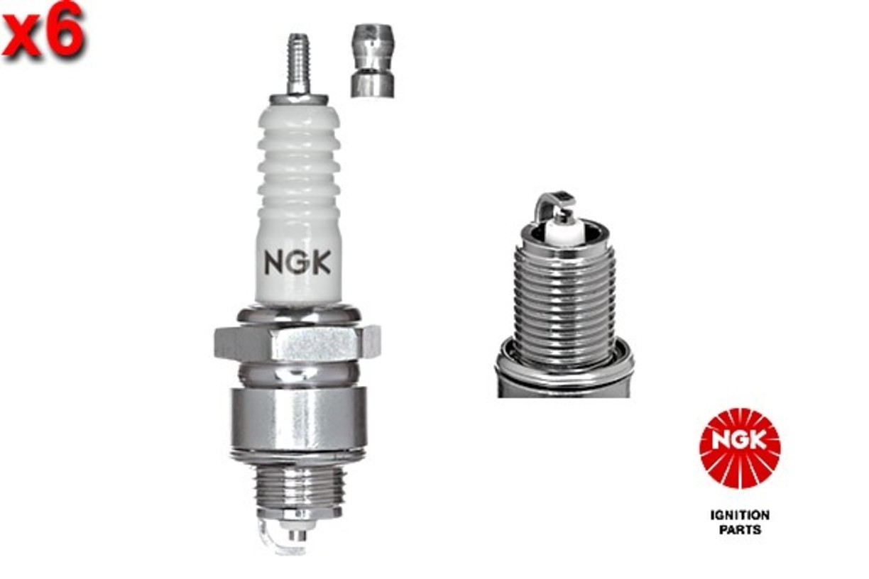 NGK 6x Spark Plug For ALFA ROMEO 166 936 98-00 46759688