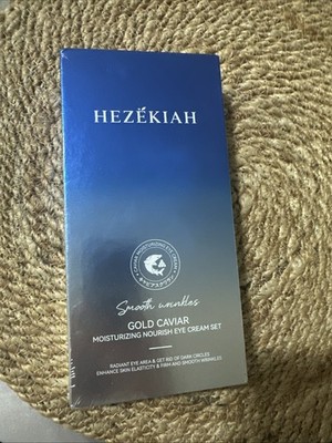 Hezekiah Gold Caviar Moisturizing Nourish Eye Cream Set 20g x 2 Anti-Aging Wand