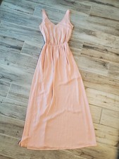 Show Me Your MuMu smym Kendall Maxi XS Dress Dusty Pink Chiffon Bridesmaid Party