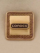 Vintage Gold Filled 1/20 12k Conoco Oil Pin Brooch .75"