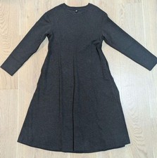 Uniqlo Brushed Jersey Dress Dark Gray Used-Excellent Condition