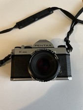 Pentax K1000 35mm Film Camera with SMC Pentax-A 50mm f/2 Lens Tested Working