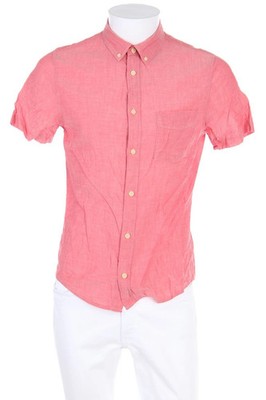 H&M DIVIDED Kurzarm-Hemd mit Button-down-Kragen S rosa