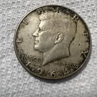 1964 Kennedy Half Dollar Coin,Silver, FG-on sale( need money for travel, support