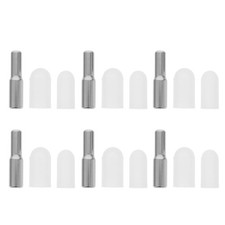 6 Pcs Adjustable Shelving Brackets Cabinet Shelf Pegs Bookshelf Pins