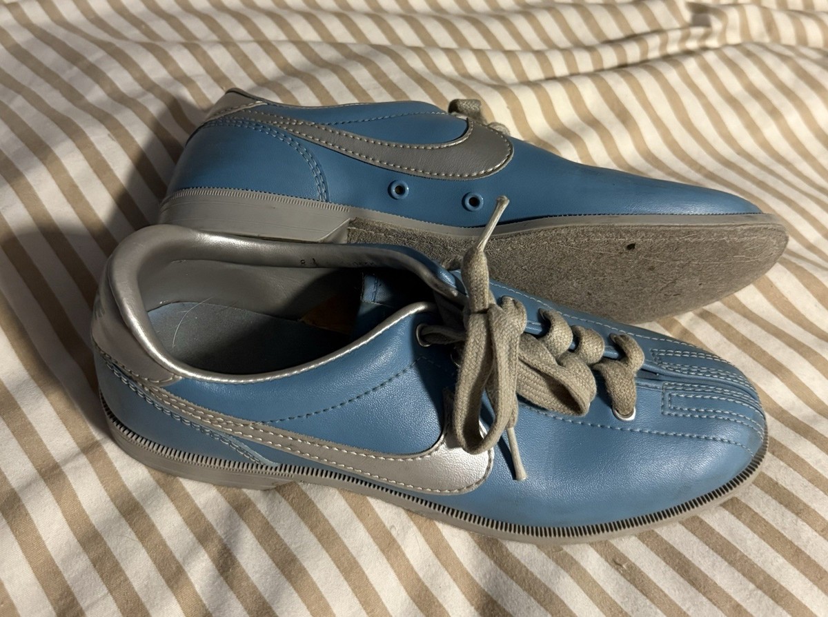 Vintage 1980s Nike Strike X Bowling Shoes Womens Size 8.5
