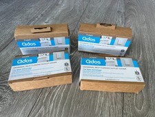 4x 3 pack Qdos Universal Self-Closing Outlet Cover - Oversized Wall Plates