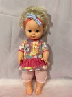 VTG 1969 Mattel Tender Love Rubber Baby Doll Drinks and Wets Blonde Blue Eyes