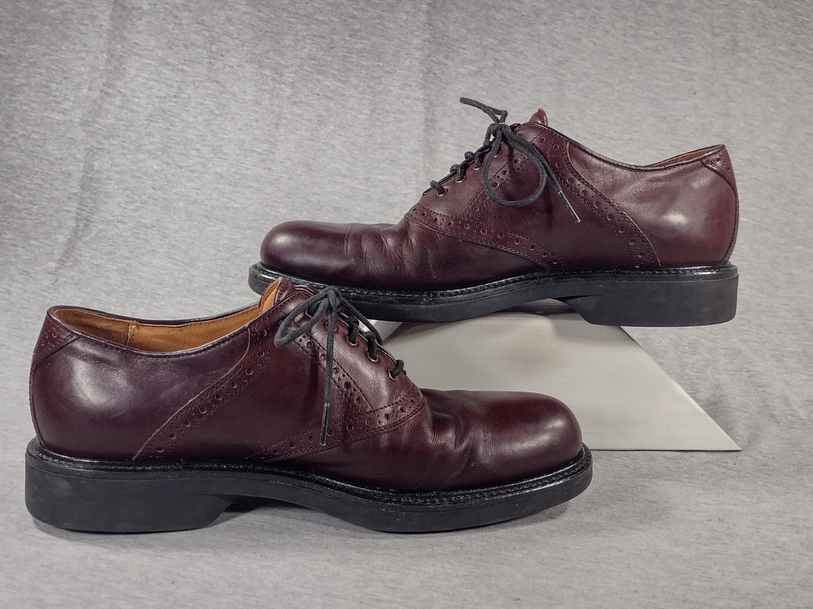 SAOLA Scarpe eleganti Oxford Johnston & Murphy uomo 9 5 M pelle bordeaux 20 2803