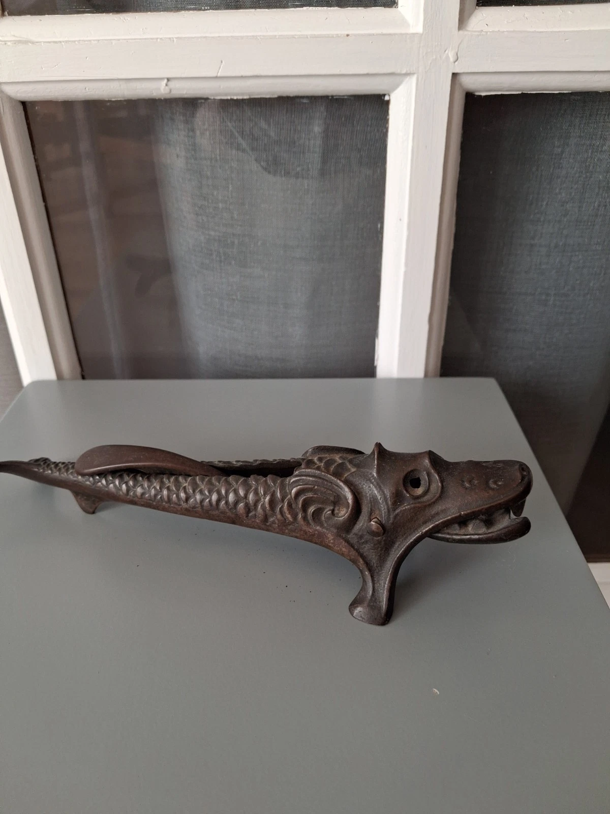 Antique metal Grotesque Fish Nutcracker
Opens in a new window or tab