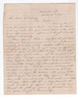 1861 Walhalla, SC - Confederate Civil War Soldier Letter - Grateful to be Alive!