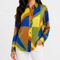 Bluse Seidensticker 34 Xs Bunt Damen Shirt Tunika Hemd Oberteil Muster Neu