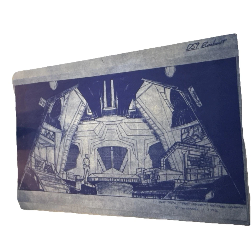 Star Trek Deep Space Nine Blueprints 1992 12X18 9 hojas en total Foto 4 de 4