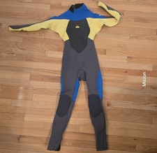 Quicksilver Youth Boys Syncro Long Sleeve Wetsuit Size 14 3.2 mm