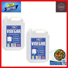 Dual 5L Bottles of Pride White Vinegar | Versatile for Marinades & Dressings 3.20 per litre