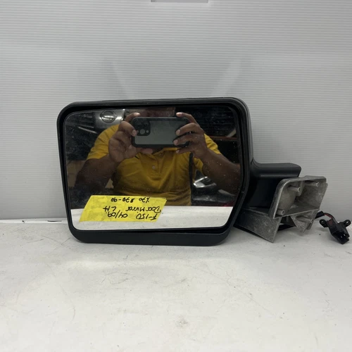 Driver Side Textured Black Powered Non-Heated Mirror for Ford F-150 2004-2008