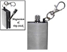 Emergency Fire Starter Magnesium Flint Match Striker Lighter Camp Survival Gear