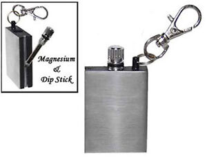 Magnesium Fire Starter Flint Match Lighter Camping Emergency Gear Survival Tool