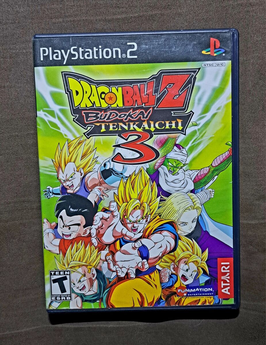 RARE Dragon Ball Z Budokai Tenkaichi 3 Sony PlayStation PS2 VIDEO GAME FREE  SHIP 742725275577