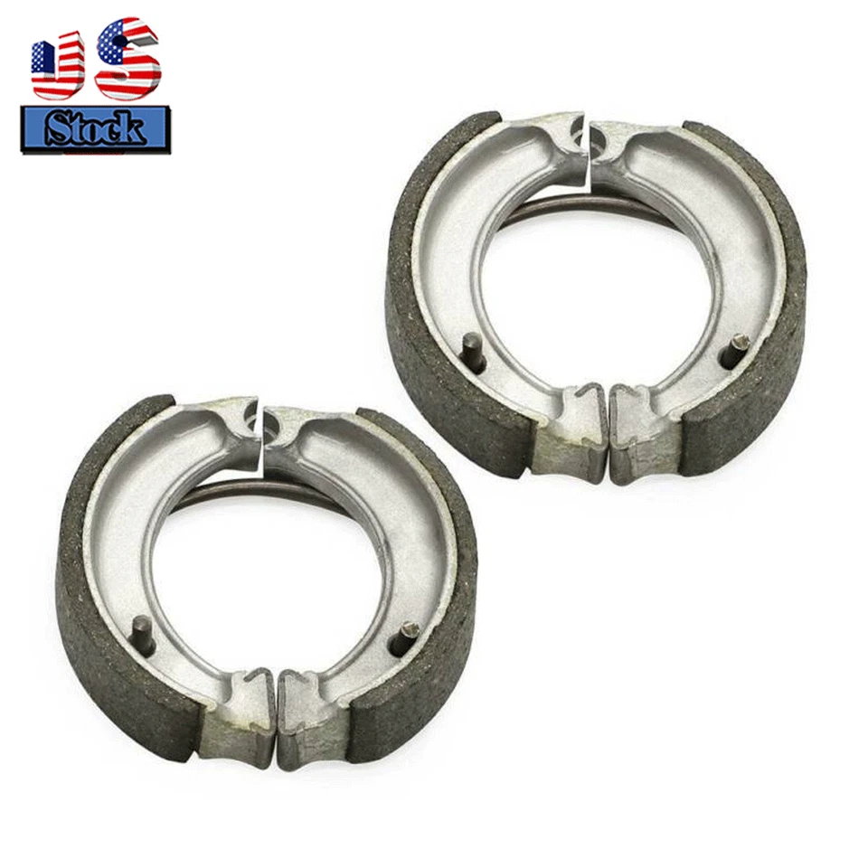 ZAPATAS DE FRENO DELANTERAS Y TRASERAS PARA YAMAHA QT MJ 50 Towny 1979-1993 QT50 MJ50 Foto 2 de 4