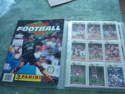 Panini Fußball 92 - kompletter lose Satz und leeres Album, Original Sticker