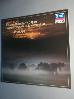 Felix Mendelssohn  - A Midsummer Night`s Dream/Schubert/Rosamunde/LP/L 370