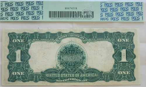 189 FR 235 $1 BLACK EAGLE SILVER CERTIFICATE Elliott/WHITE PCGS XF45 - Picture 2 of 2