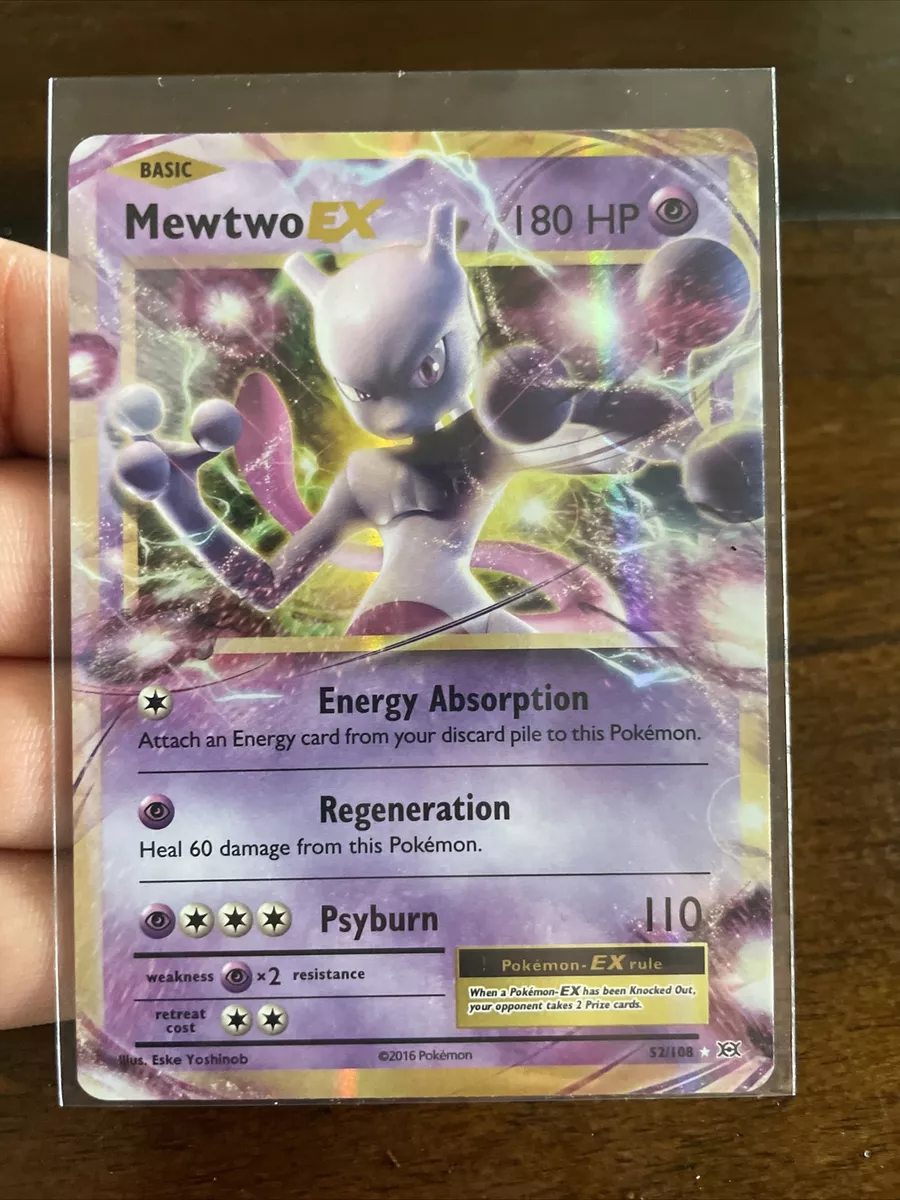  Pokemon - Mewtwo-EX (52/108) - XY Evolutions - Holo : Toys &  Games