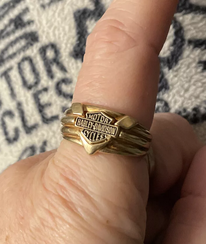 Gold harley davidson rings on sale for sale