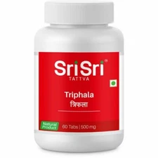 Sri Sri Tattva Ayurveda TRIPHALA 60 Tablets | 500mg Tablet | Free Shipping