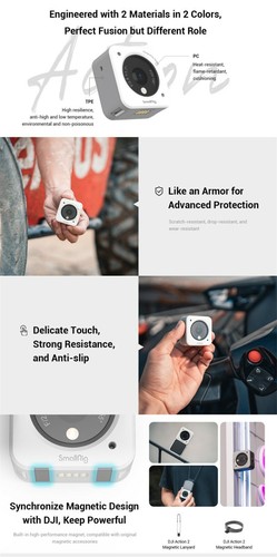Magnetic Action Camera Case For DJI Action2 To Protect From Scratches Cover ¥ - Picture 5 of 16