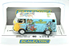 Scalextric "DC Comics" Volkswagen Panel Van T1b DPR W Lights 1/32 Slot Car C3933