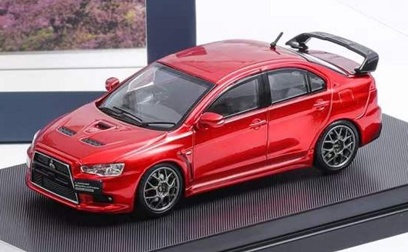 MITSUBISHI Lancer Evo X - Final Edition - transparent red