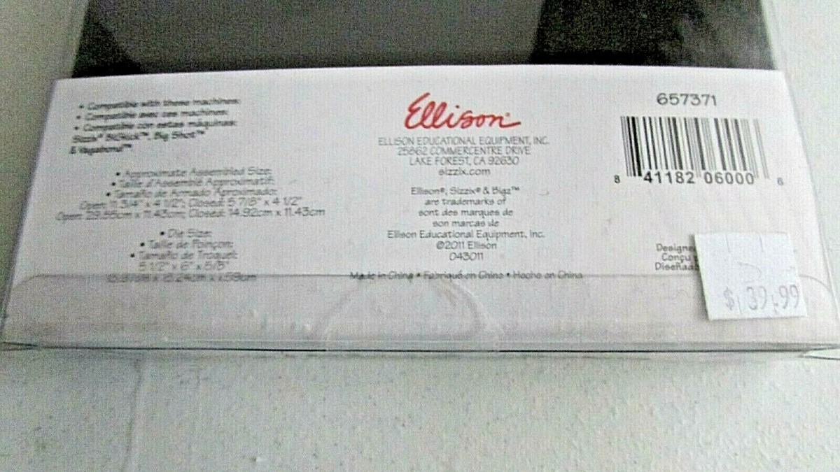 Die Card, Ornate #3 Bigz XL By Sizzix #657371 | eBay