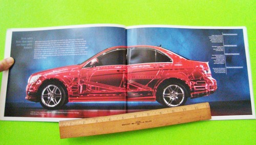 Mercedes Benz C-KLASSE DLX 50-pg 2009 KATALOG Prospekt FARBCHIPS C350 C63 AMG - Bild 7 von 9