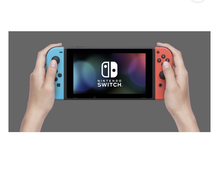 Nintendo Switch Console with Neon Blue & Red Joy-Con With Warranty