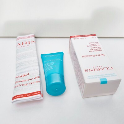 1x Clarins Hydra-Essentiel Moisturizing Reviving Eye Mask, 5ml, Travel Size BNIB