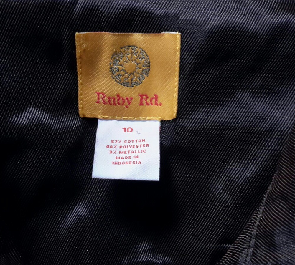 Ruby Rd Women's Shiny Metallic Brown Lightweight … - image 2