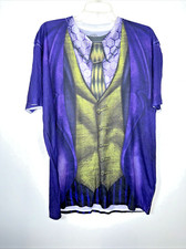 CAMISA DE SUBLIMACIÓN DOBLE CARA JOKER XL/XLT DC COMICS PARA HOMBRES DISFRAZ COSPLAY