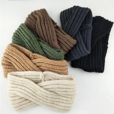 Women knitted Headband Crochet Warm Hair Band Head Wraps Winter Hair Accessories