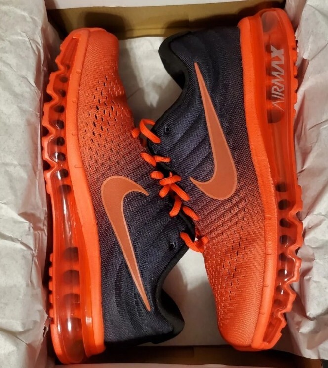 Running Shoes Air Max 2017 Orange Running Shoe Nike Air Max Red