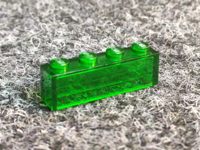 Lego 3066 Stein 1x4 trans-grün - Classic Space 6901 Mobile Lab - Q1