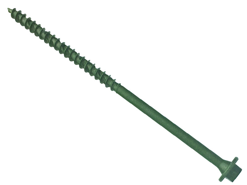 Forgefix Esagonale / Torx Compatibile Legname T30 Viti Verde 7x250mm Tub 40 Fort