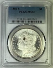 1880-S Morgan Silver $1 Dollar Coin Semi-PL PCGS MS 62 Looks Better (7)
