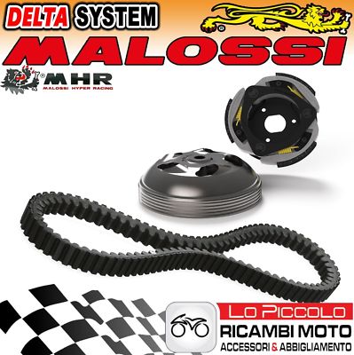 FRICTION + DELTA SYSTEM BELL + MALOSSI BELT HONDA SH I 300 ie 4T LC Euro 4
